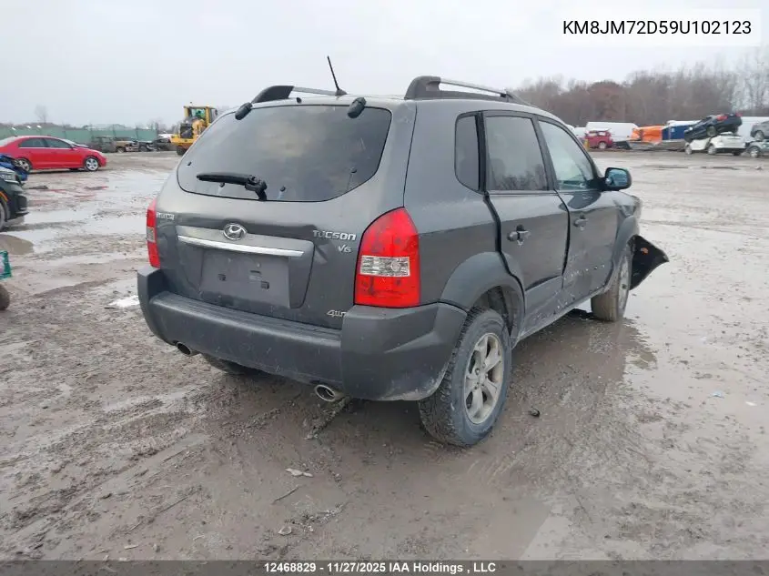 KM8JM72D59U102123 2009 Hyundai Tucson Gls