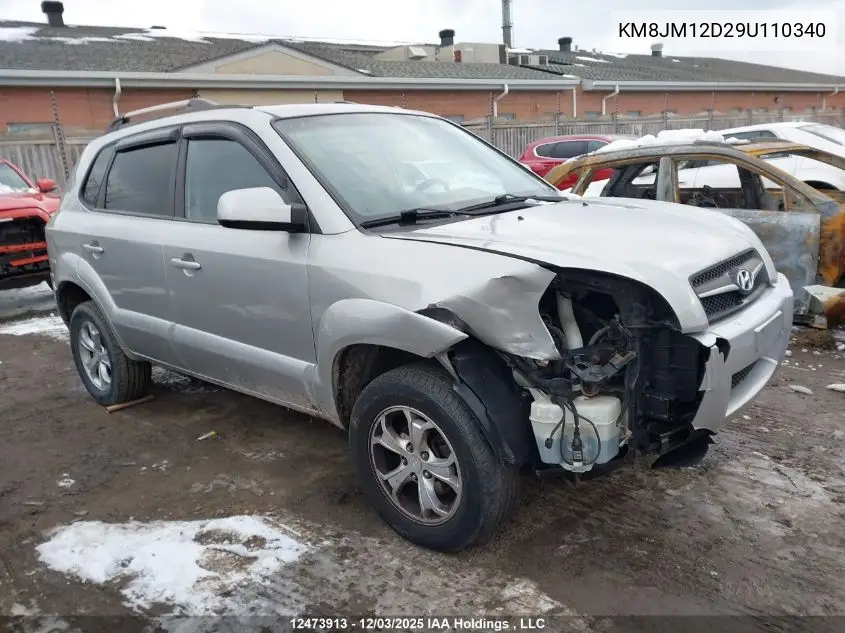 KM8JM12D29U110340 2009 Hyundai Tucson Gls
