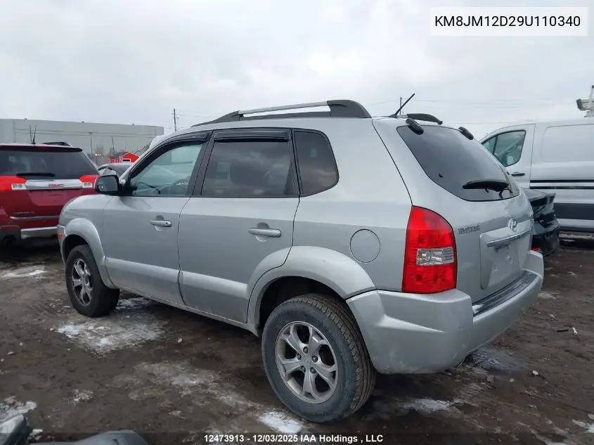 KM8JM12D29U110340 2009 Hyundai Tucson Gls