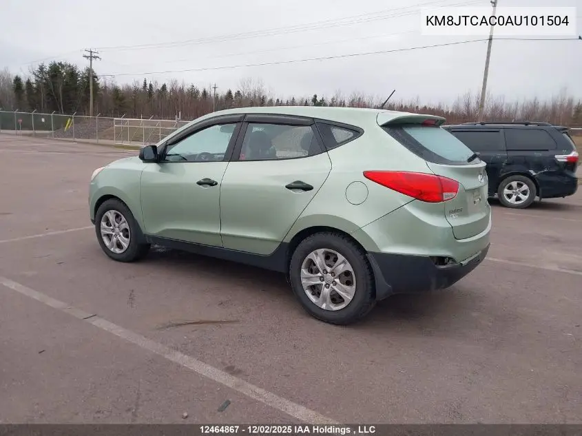 KM8JTCAC0AU101504 2010 Hyundai Tucson Gls