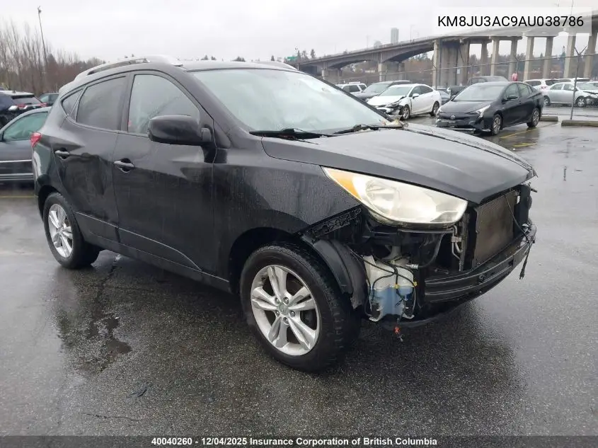 KM8JU3AC9AU038786 2010 Hyundai Tucson Gls