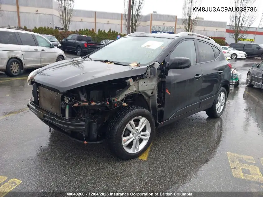 KM8JU3AC9AU038786 2010 Hyundai Tucson Gls
