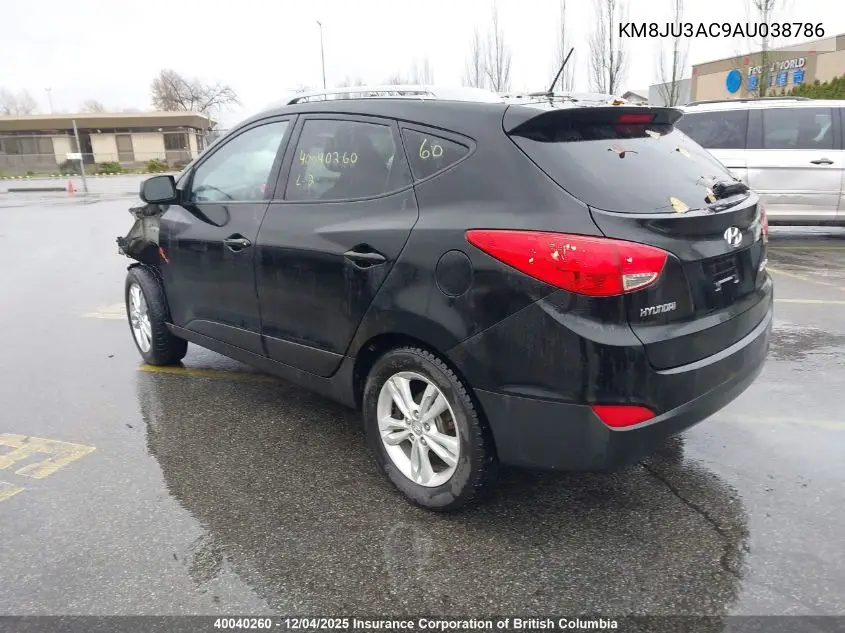 KM8JU3AC9AU038786 2010 Hyundai Tucson Gls