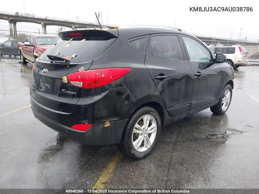 KM8JU3AC9AU038786 2010 Hyundai Tucson Gls