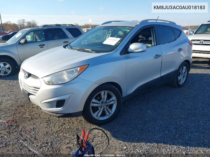 KM8JU3AC0AU018183 2010 Hyundai Tucson Gls