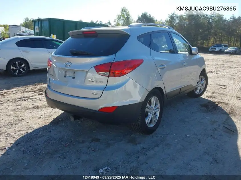 KM8JUCAC9BU276865 2011 Hyundai Tucson Gls/Limited