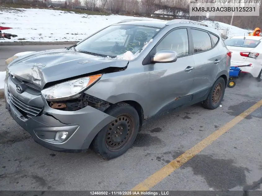 KM8JU3AC3BU125231 2011 Hyundai Tucson
