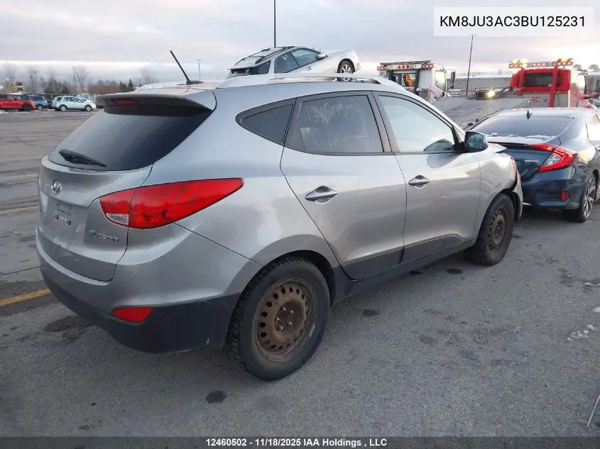 KM8JU3AC3BU125231 2011 Hyundai Tucson