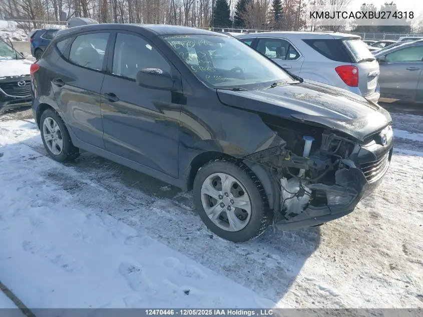 KM8JTCACXBU274318 2011 Hyundai Tucson Gl/Gls