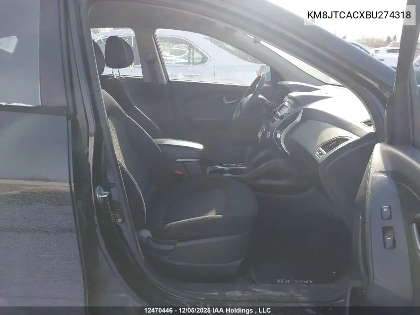 KM8JTCACXBU274318 2011 Hyundai Tucson Gl/Gls