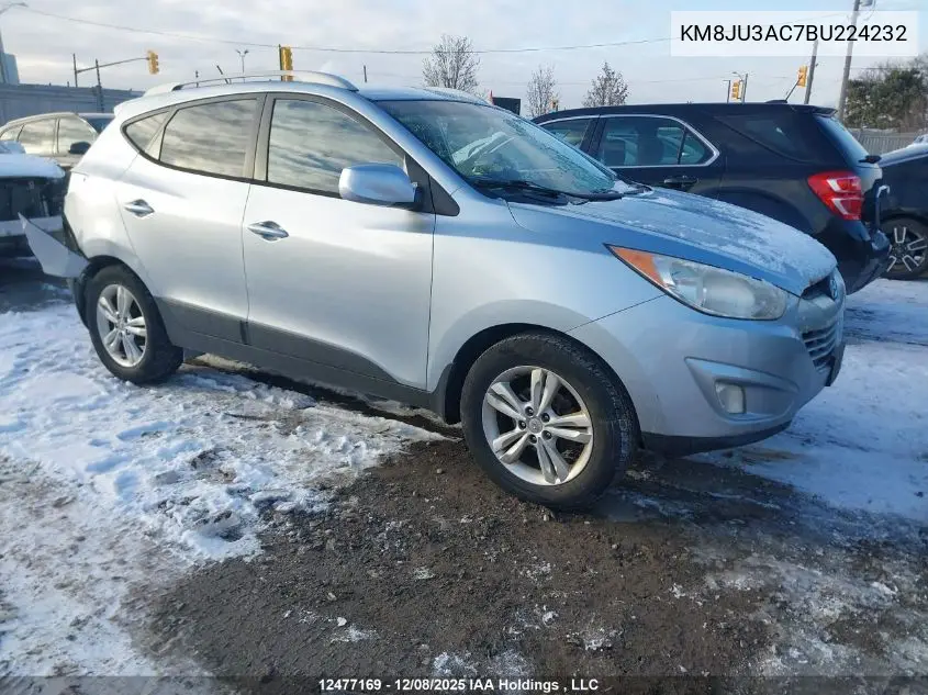 KM8JU3AC7BU224232 2011 Hyundai Tucson Gls/Limited