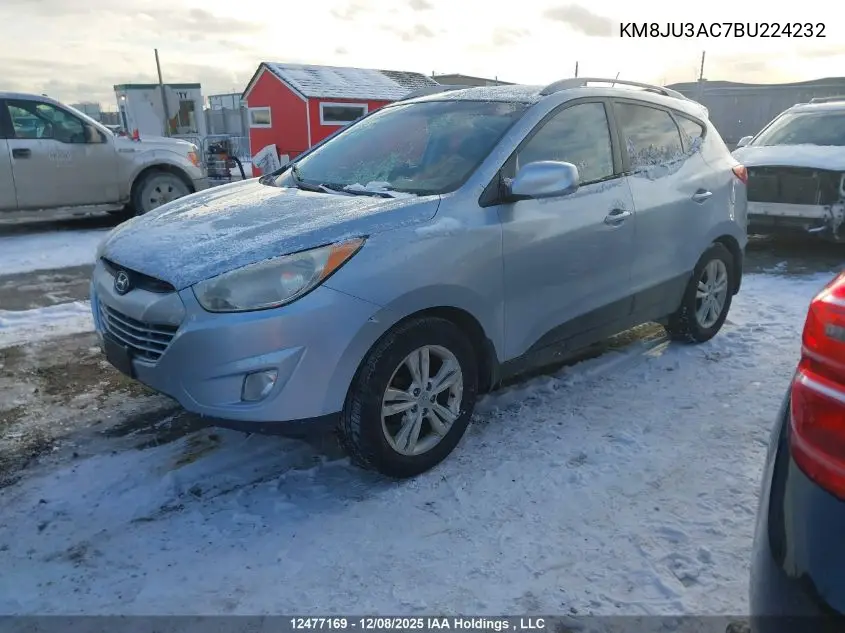 KM8JU3AC7BU224232 2011 Hyundai Tucson Gls/Limited