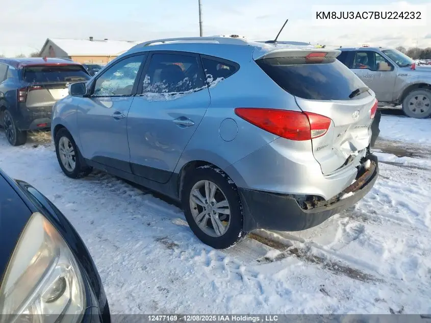 KM8JU3AC7BU224232 2011 Hyundai Tucson Gls/Limited