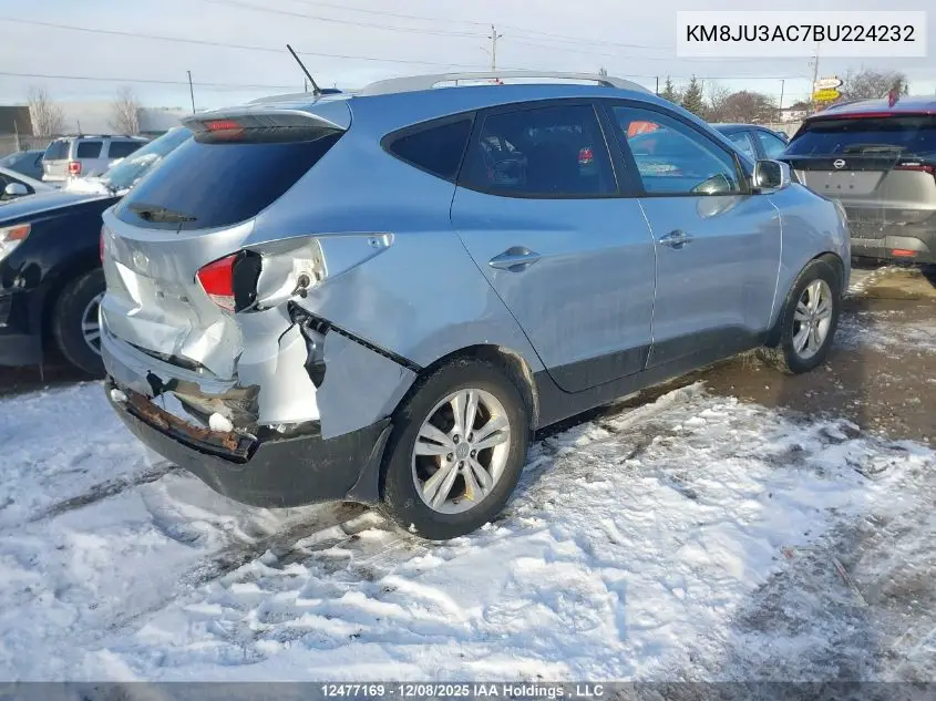 KM8JU3AC7BU224232 2011 Hyundai Tucson Gls/Limited