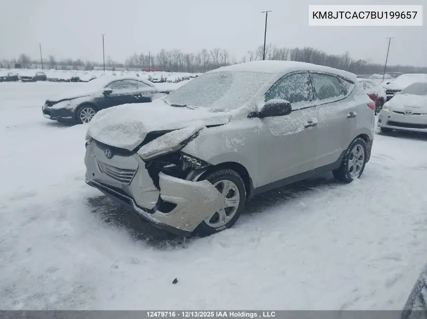 KM8JTCAC7BU199657 2011 Hyundai Tucson Gl