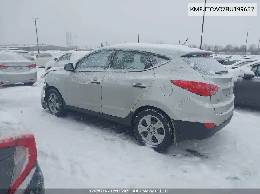 KM8JTCAC7BU199657 2011 Hyundai Tucson Gl