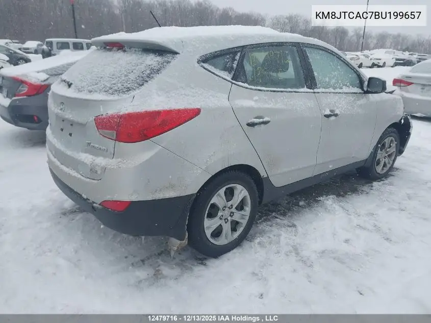 KM8JTCAC7BU199657 2011 Hyundai Tucson Gl