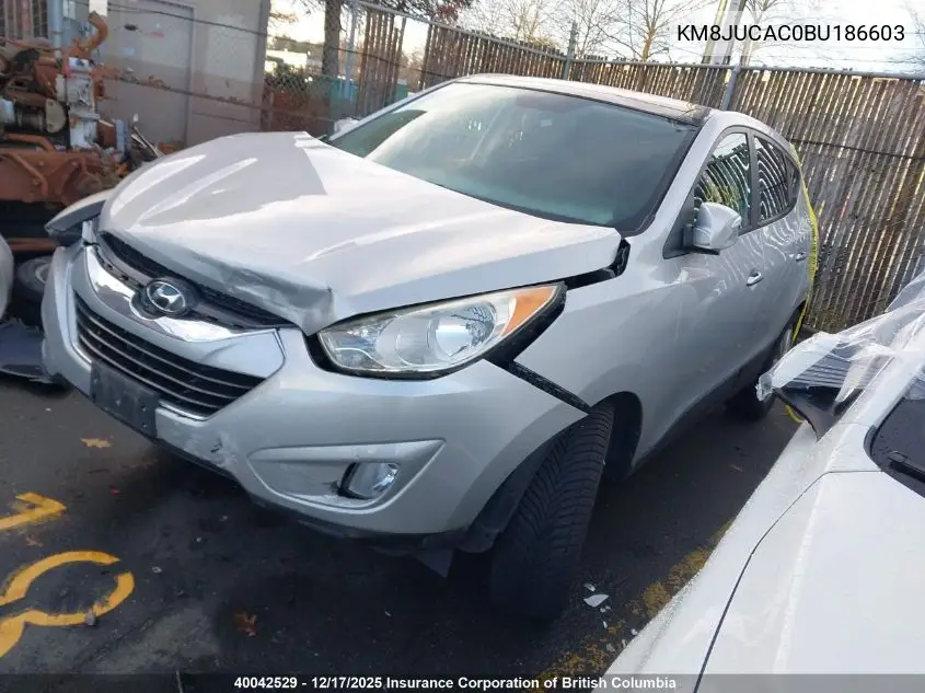 KM8JUCAC0BU186603 2011 Hyundai Tucson Gls/Limited