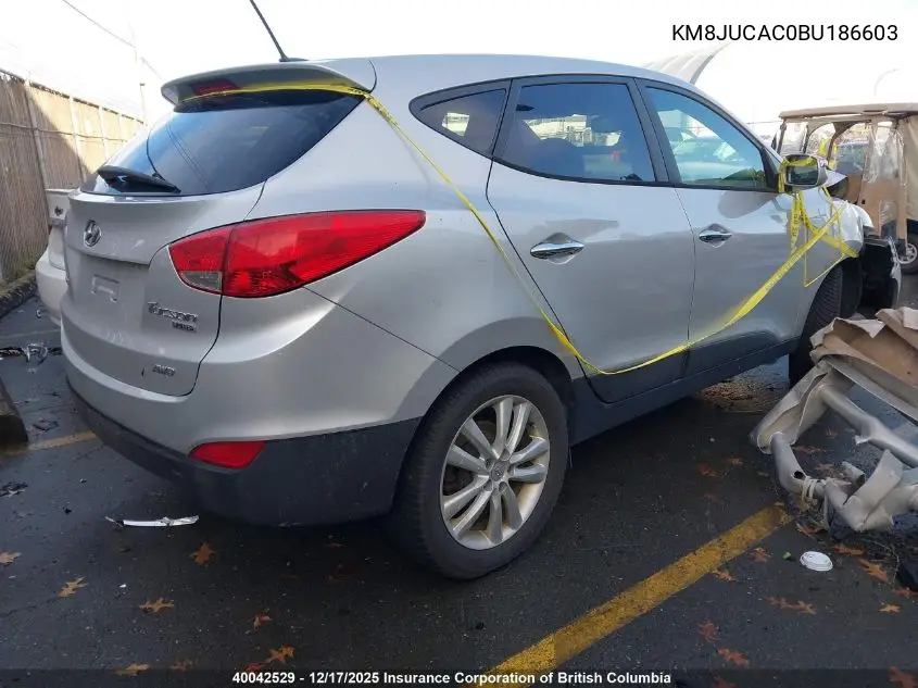KM8JUCAC0BU186603 2011 Hyundai Tucson Gls/Limited