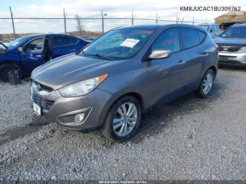 KM8JUCAC1BU309762 2011 Hyundai Tucson Limited
