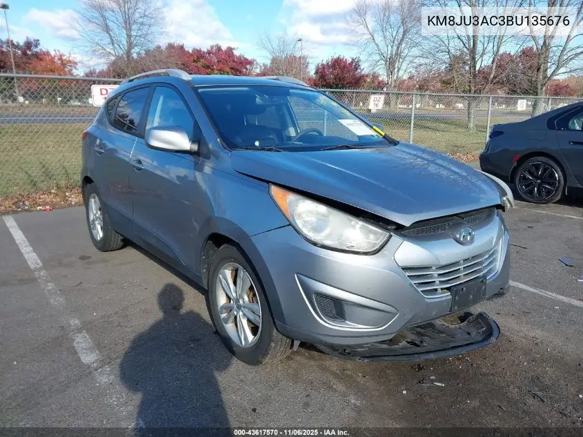 KM8JU3AC3BU135676 2011 Hyundai Tucson Gls