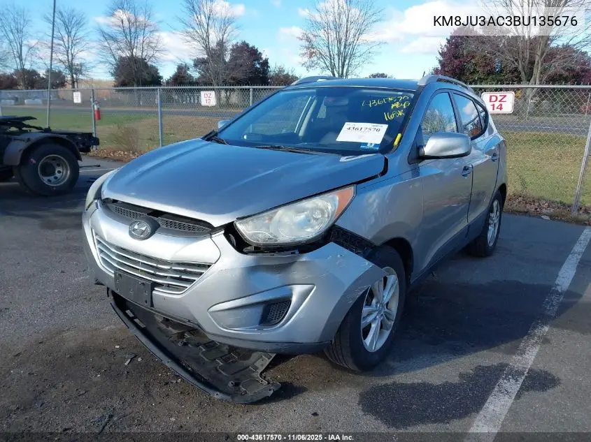 KM8JU3AC3BU135676 2011 Hyundai Tucson Gls