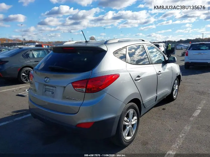 KM8JU3AC3BU135676 2011 Hyundai Tucson Gls