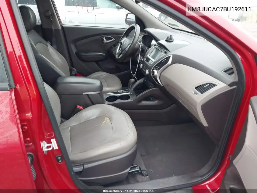 KM8JUCAC7BU192611 2011 Hyundai Tucson Limited
