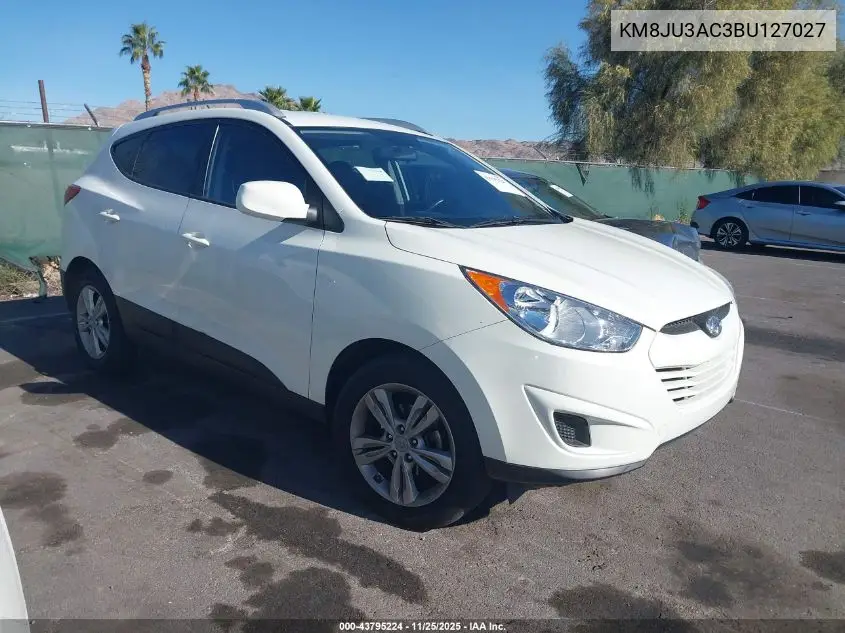 KM8JU3AC3BU127027 2011 Hyundai Tucson Gls