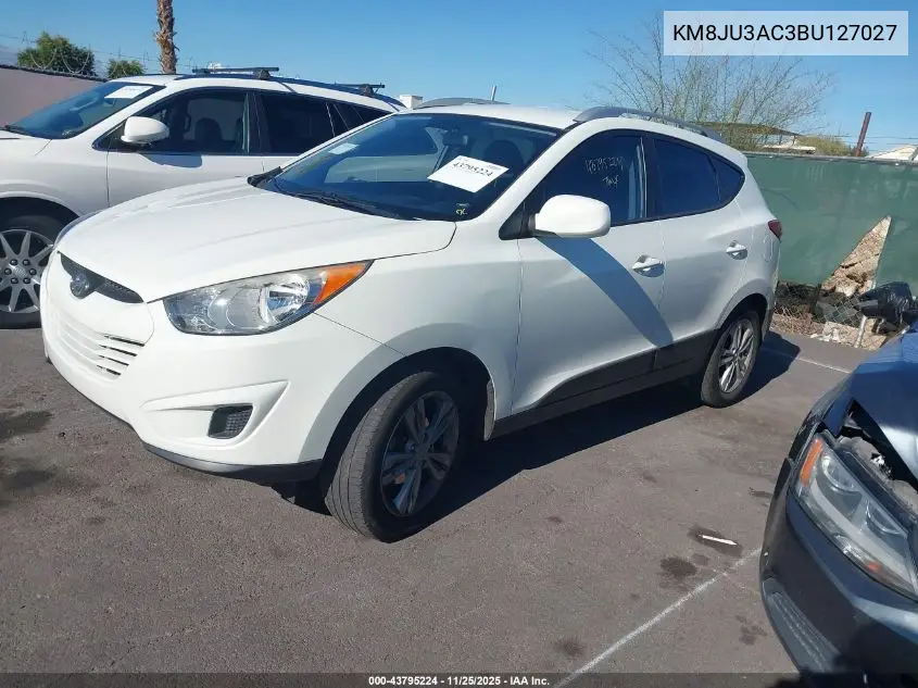 KM8JU3AC3BU127027 2011 Hyundai Tucson Gls