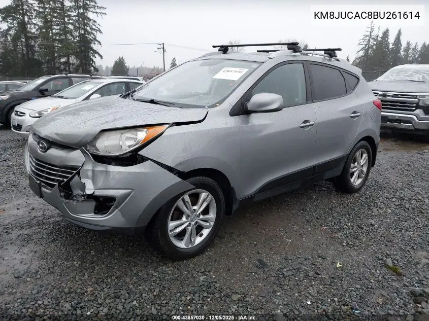 KM8JUCAC8BU261614 2011 Hyundai Tucson Gls