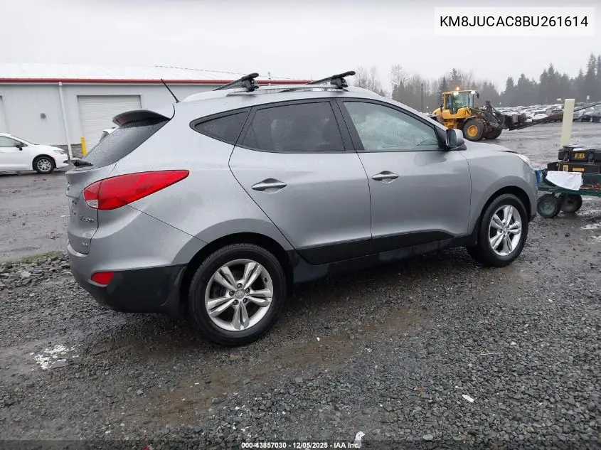 KM8JUCAC8BU261614 2011 Hyundai Tucson Gls
