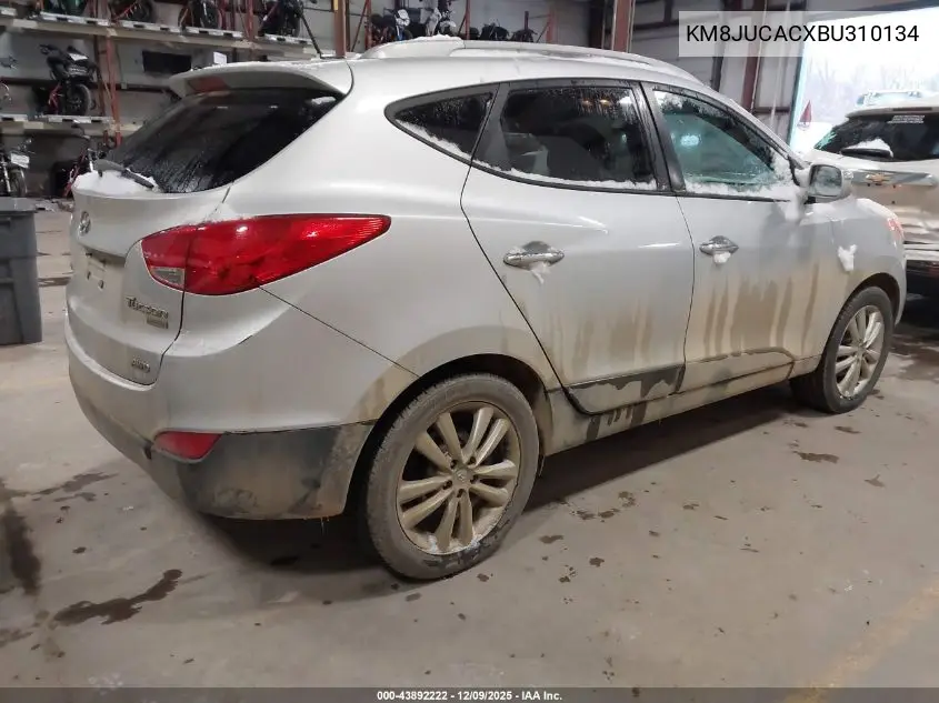 KM8JUCACXBU310134 2011 Hyundai Tucson Limited