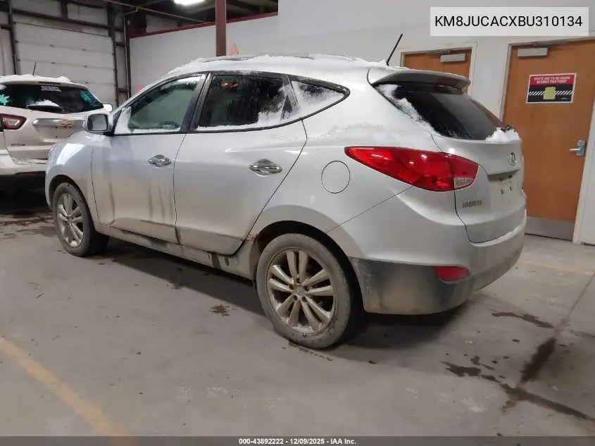 KM8JUCACXBU310134 2011 Hyundai Tucson Limited