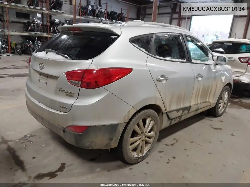 KM8JUCACXBU310134 2011 Hyundai Tucson Limited
