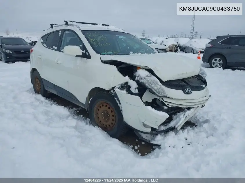 KM8JUCAC9CU433750 2012 Hyundai Tucson Gls
