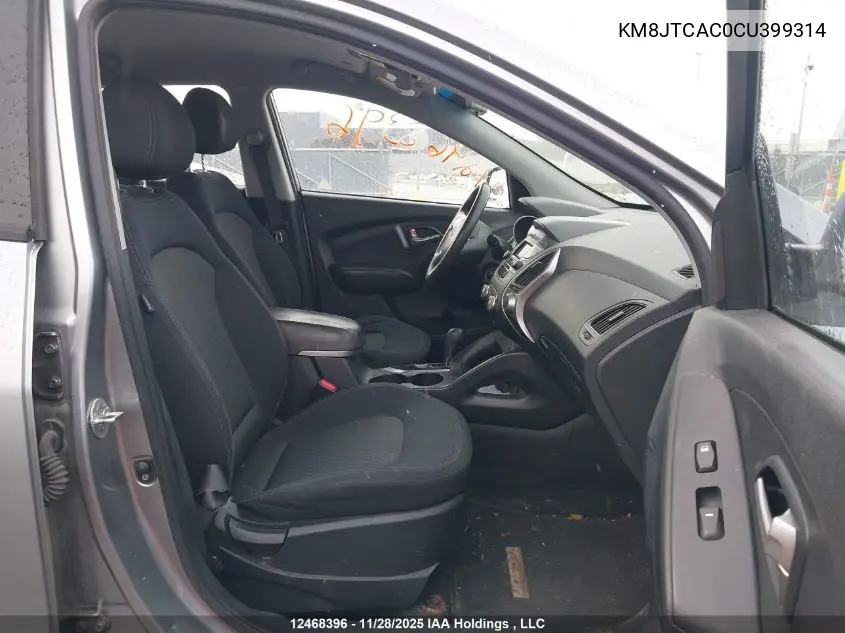 KM8JTCAC0CU399314 2012 Hyundai Tucson