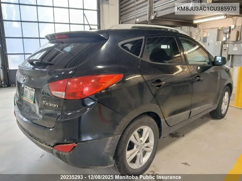 KM8JU3AC1CU385970 2012 Hyundai Tucson Gls