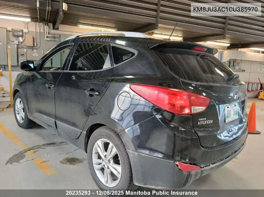 KM8JU3AC1CU385970 2012 Hyundai Tucson Gls
