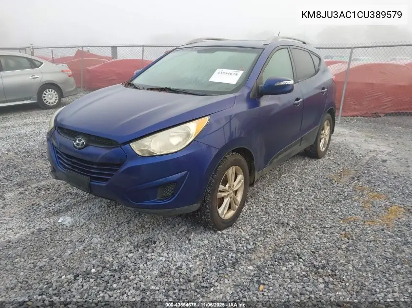 KM8JU3AC1CU389579 2012 Hyundai Tucson Gls