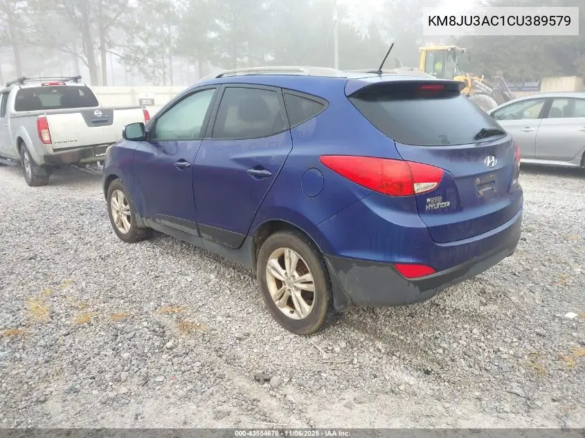 KM8JU3AC1CU389579 2012 Hyundai Tucson Gls