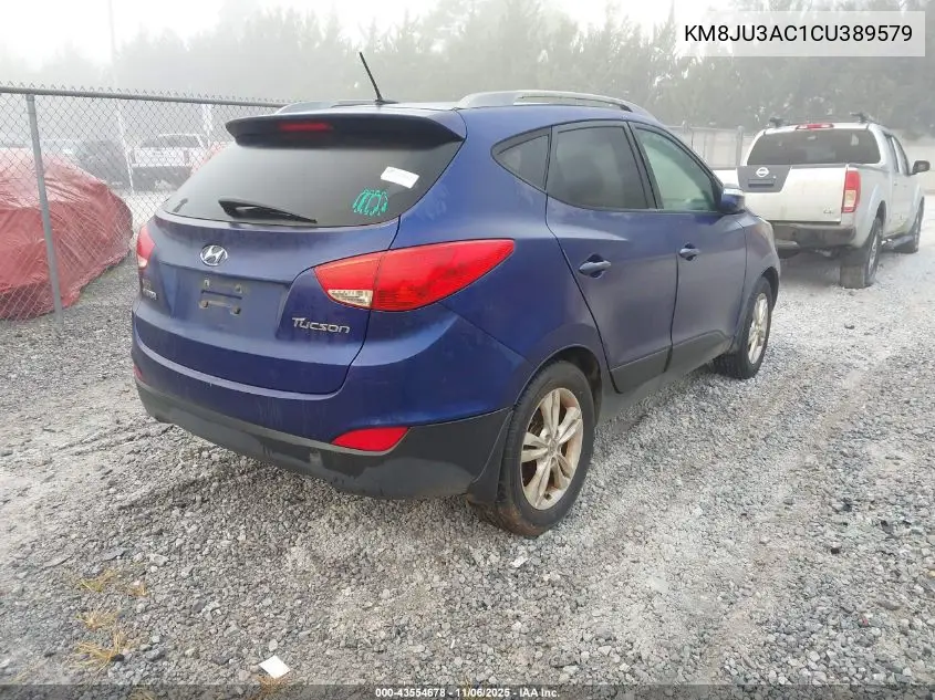 KM8JU3AC1CU389579 2012 Hyundai Tucson Gls