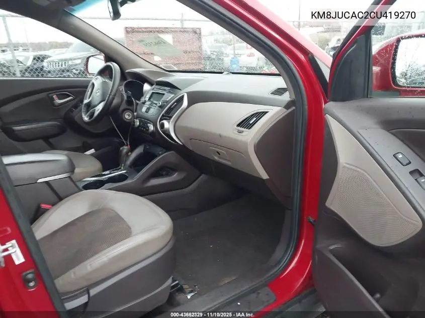 KM8JUCAC2CU419270 2012 Hyundai Tucson Gls