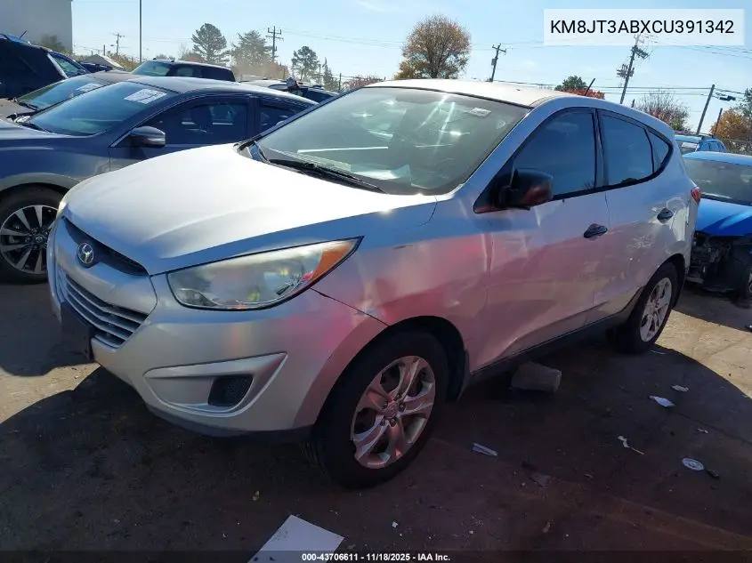 KM8JT3ABXCU391342 2012 Hyundai Tucson Gl