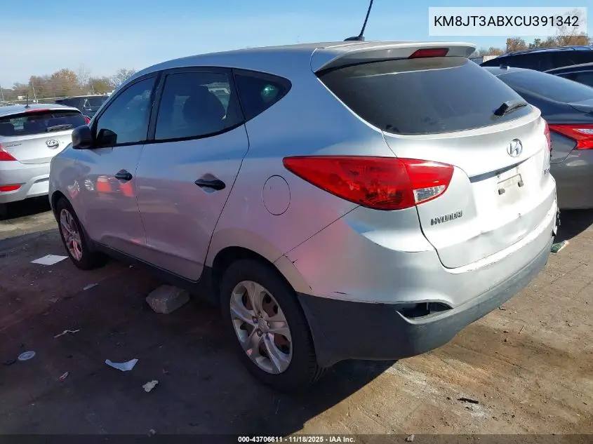 KM8JT3ABXCU391342 2012 Hyundai Tucson Gl