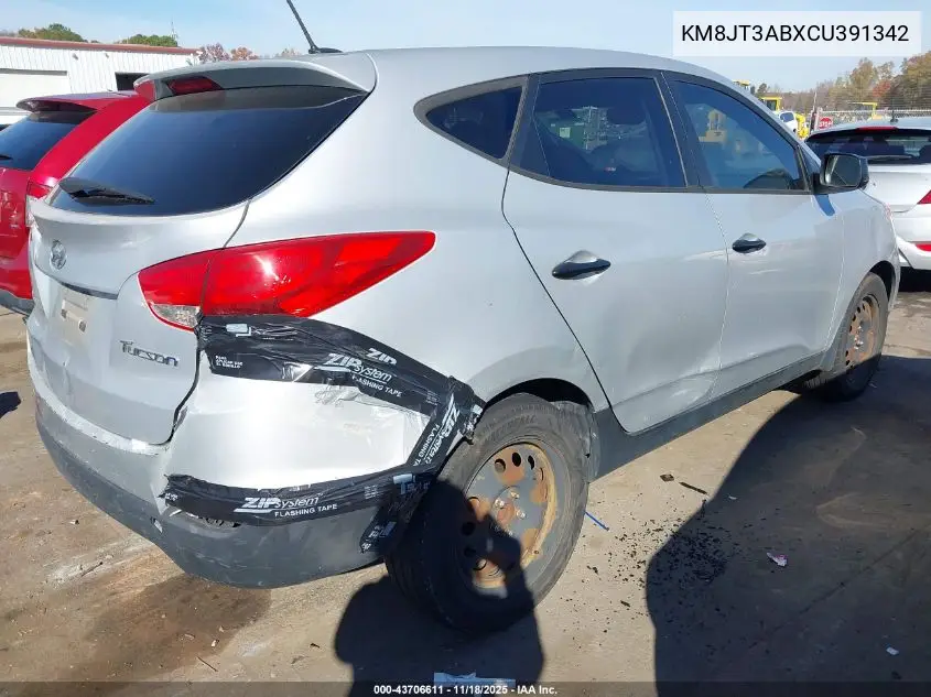 KM8JT3ABXCU391342 2012 Hyundai Tucson Gl