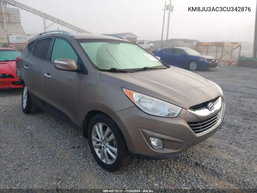 KM8JU3AC3CU342876 2012 Hyundai Tucson Limited