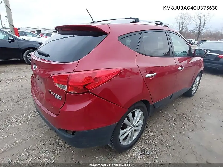 KM8JU3AC4CU375630 2012 Hyundai Tucson Limited