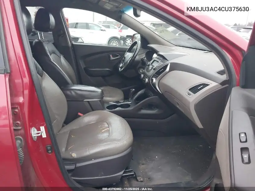 KM8JU3AC4CU375630 2012 Hyundai Tucson Limited