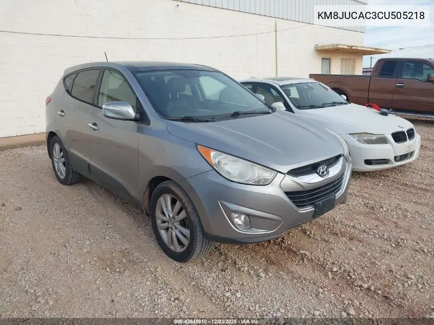 KM8JUCAC3CU505218 2012 Hyundai Tucson Limited